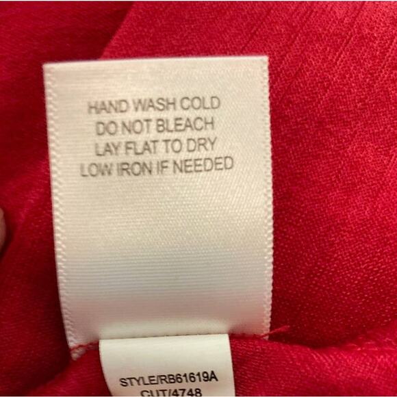 Signature Robbie Bee Sparkly Tiered Fit & Flare Dress Sz Medium in Red NWT - Picture 6 of 6